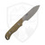 Hellbender Blade Co Ranch Hand OD Green Micarta, Stonewash Magnacut