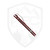 TRM Neutron 2 Linerlock, Flat Ruby Red G10, Stonewash Magnacut