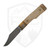 Jack Wolf Knives Gunslinger Jack Bolster Lock V3, Green Linen Micarta, Acid Wash S90V
