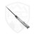 Civivi Kitefin Button Lock, Silver Aluminum, Black Stonewash 14C28N - C240912