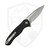 Civivi Kitefin Button Lock, Black Aluminum, Satin 14C28N - C240911