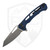 Dead Reckon Knives Ridgeback Integral, Reverse Tanto Navy Aluminum, Stonewash Magnacut