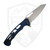 Dead Reckon Knives Ridgeback Integral, Reverse Tanto Navy Aluminum, Stonewash Magnacut