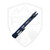 Dead Reckon Knives Ridgeback Integral, Reverse Tanto Navy Aluminum, Dark Stonewash Magnacut
