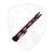 Dead Reckon Knives Ridgeback Integral, Reverse Tanto Purple Aluminum, Stonewash Magnacut