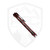 Dead Reckon Knives Ridgeback Integral, Reverse Tanto Red Aluminum, Dark Stonewash Magnacut