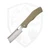 Gerber Flatiron Cleaver Framelock, Tan G10, Stonewashed 7Cr17MoV - 1495