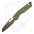 Microtech MSI Ram-Lok Marfione Select, Antique Green Anodized Titanium, Bronze Stonewash M390MK - 210-13MS1