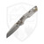 Microtech MSI Mini Ram-Lok Marfione Select, Stonewash Frag Titanium, Stonewash M390MK - 210M-10FRMS5