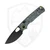 Vosteed Porcupine Top Linerlock, G10 Doodle Monster, Black Stonewash 14C28N - A2619