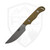 Hellbender Blade Co Outfitter OD Green Micarta, Stonewash Magnacut
