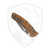 Microtech Amphibian Ram-Lok Fluted Brown Aluminum, Apocalyptic M390MK - 137RL-10APFLBN