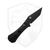 Aux Mfg Coffin Crossbar Lock, Black Micarta, Black 14C28N - 0005BLK