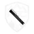 Aux Mfg Coffin Crossbar Lock, Black Micarta, Black 14C28N - 0005BLK