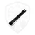Aux Mfg Coffin Crossbar Lock, Black Micarta, Black 14C28N - 0005BLK