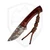 Gregory Johns Custom Small Fixed Blade, Copper Damascus #4