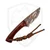 Gregory Johns Custom Small Fixed Blade, Copper Damascus #4
