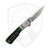 Finch Knife Co El Camino, Clover Green Jigged Bone, Stonewashed 14C28N - EL385