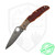 Spyderco Endura Damascus, w/ pouch, no box, Pre-Owned