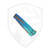 MachineWise Sonora, Aqua Fade Fine Step Titanium, Ti Bolster, Stonewashed S90V - #1948