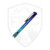 MachineWise Sonora, Aqua Fade Fine Step Titanium, Ti Bolster, Stonewashed S90V - #1948