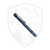 MachineWise Mojave, Ice Blue Fade Grenade Pattern Titanium, Stonewash S90V - #1108