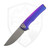 MachineWise Sonora Epicenter, Blue Purple Fade Ti w/ Raw Ti Bolster, Lightwash S90V - 2016