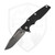 Hinderer Knives Eklipse 3.5 Skinny Fullered Harpoon Spearpoint, Black G10, Stonewash Titanium,  Stonewash Magnacut
