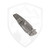 Hinderer Knives Eklipse 3.5 Skinny Fullered Harpoon Spearpoint, Black G10, Stonewash Titanium,  Stonewash Magnacut