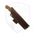 Lt Wright Shemanese Companion Scandi AEB-L, Brown's Point Micarta, Leather Belt Sheath