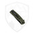 Klaken Ranger Flipper Liner Lock, Green G10, Black D2