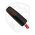 Hellbender Blade Co Newt, Red G10, Satin Magnacut, Leather Sheath