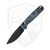 Wixco Drax II Crossbar Lock, Sky Blue Shredded Carbon Fiber, Black Stonewash 14C28N - 10DNV
