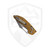 Microtech M-Stitch S/E Ram-Lok, Tan Frag Aluminum, Stonewash M390MK - 169MRL-10FRTA