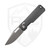 Vero Aura Drop Point, Grey Aluminum, Stonewash 14C28N