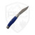 Jack Wolf Knives Gateway Stockman, Smooth Blue Bone, Satin 14C28N