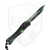 Heretic Knives Hydra V4 Tanto, Negative Cel Shade Toxic Green, Magnacut - H406-NCS-TX