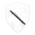 Heretic Knives Koschei Crossbar, Blizzardworn Aluminum, Battleworn Black Magnacut - H061-8A-BLZ