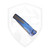 Machinewise Sonora, Anodized Blue Titanium w/ Silver Bolster S90V - #2253