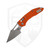 Microtech M-Stitch S/E Ram-Lok, Orange Frag Aluminum, Stonewash M390MK - 169MRL-10FROR