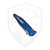 Microtech Socom Ram-Lok Blue Frag Aluminum, Stonewash M390MK - 160RL10FRBL