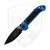 Microtech LUDT Gen III S/E, Blue Aluminum, Black M390MK - 1135-1 BL