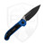 Microtech LUDT Gen III S/E, Blue Aluminum, Black M390MK - 1135-1 BL
