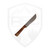 Woods Monkey Lil Widdle Chete, Brown Bone Handle, AEB-L w/ Sheath