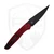 Protech Avalon, Knurled Red Aluminum, DLC Magnacut - PN1103-Red