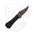 Aux Mfg Custom Pocket Bowie Slim, Black Stingray Wrapped Handle, Orange Camo Cerakote Nitro-V
