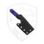 Tactical Pterodactyl Knives Mini Bowie, Purple G10 Handle, CPM154