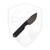 Tactical Pterodactyl Knives Mini Camper, Black G10 Handle, CPM154