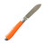 Jack Wolf Knives Gateway Eureka Slipjoint, Vibe Linen Bengal Orange Handles, Belt Satin 14C28N