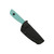 Aux Mfg Runt XL Fixed Blade, Tiffany Blue G10, PVD 14C28N - AUX012TIF